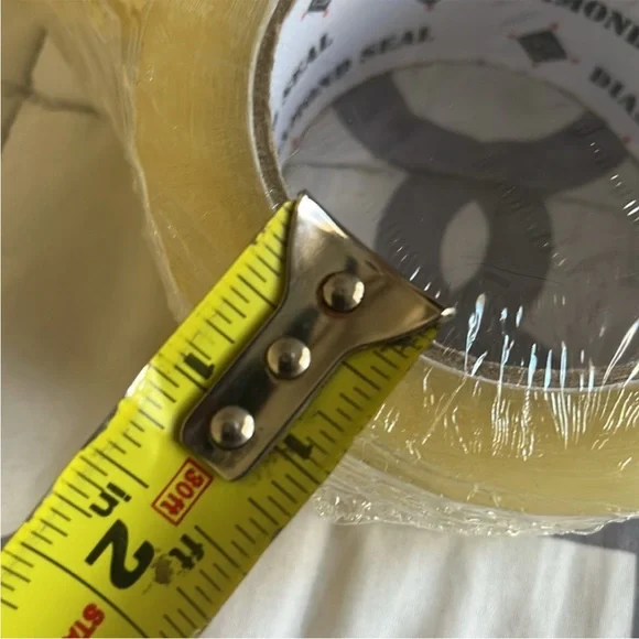 Clear shipping Tape 6 Rolls -Sealing Tape Zin x 100 yards - TAX DEDUCTIBLE - Picture 3 of 4